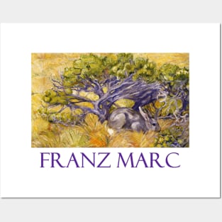 Wild Rabbit by Franz Marc Posters and Art